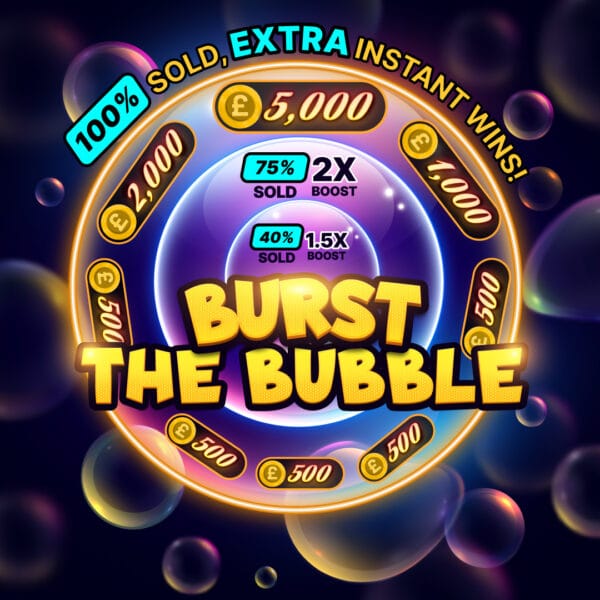 *AUTO DRAW* Burst The Bubble £50k Cash Comp 1 Gaming Giveaways