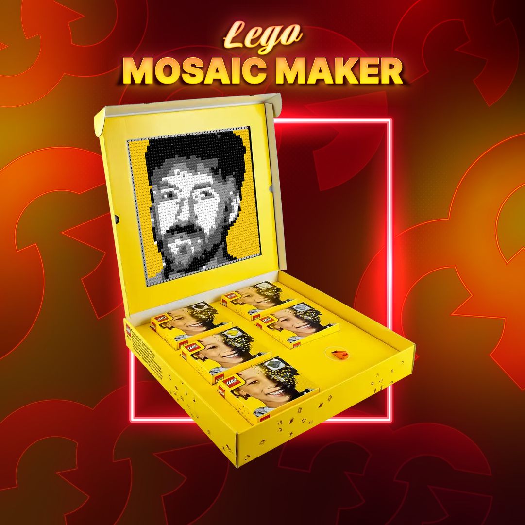 AUTO DRAW LEGO Will Mosaic Maker Gaming Giveaways