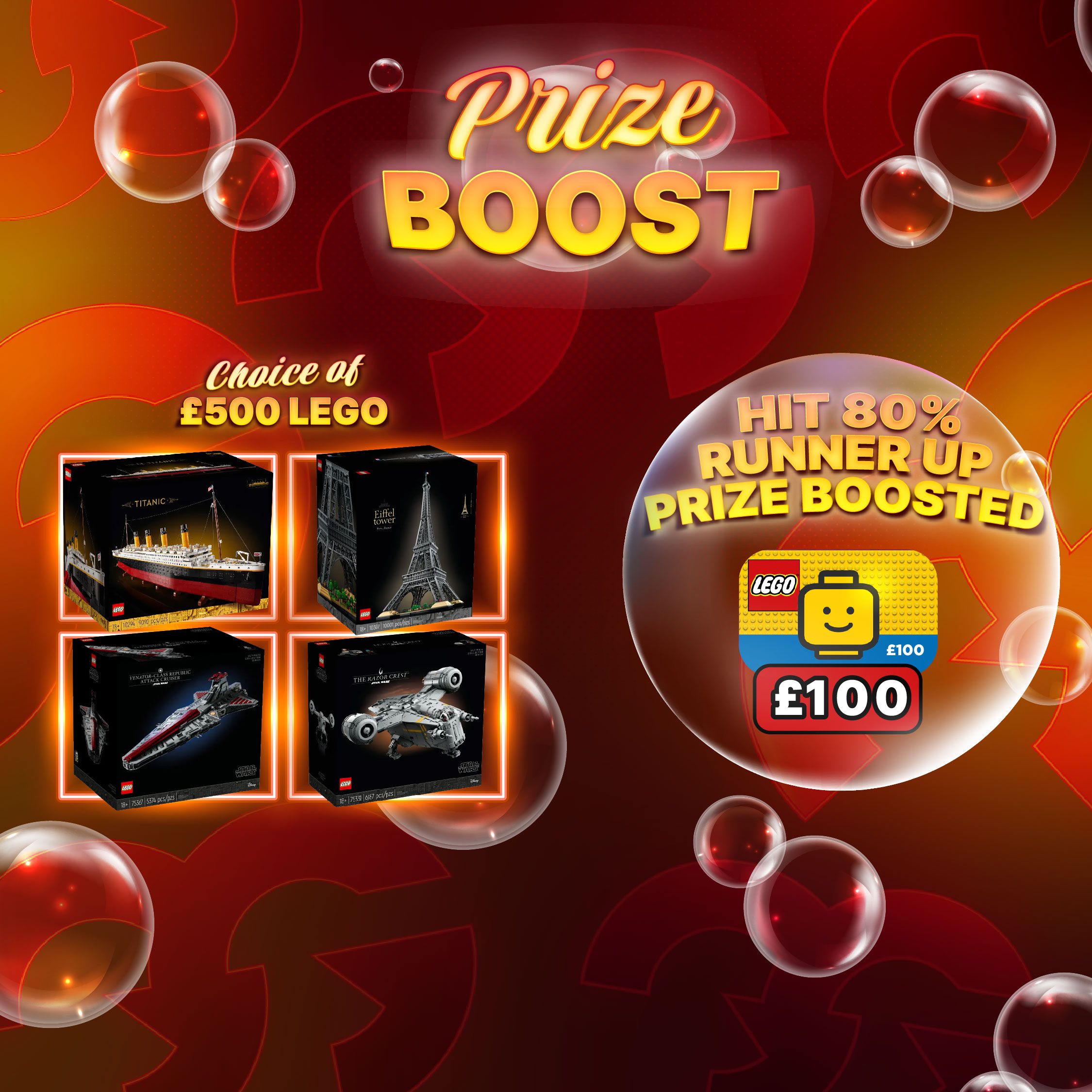 Lego Comp *AUTO DRAW* £500 LEGO Options Comp #44 - Gaming Giveaways