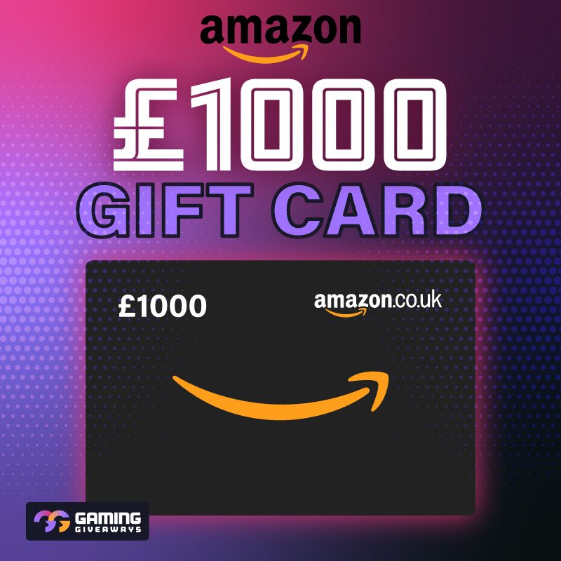 Amazon £1,000 Gift Card Gaming Giveaways
