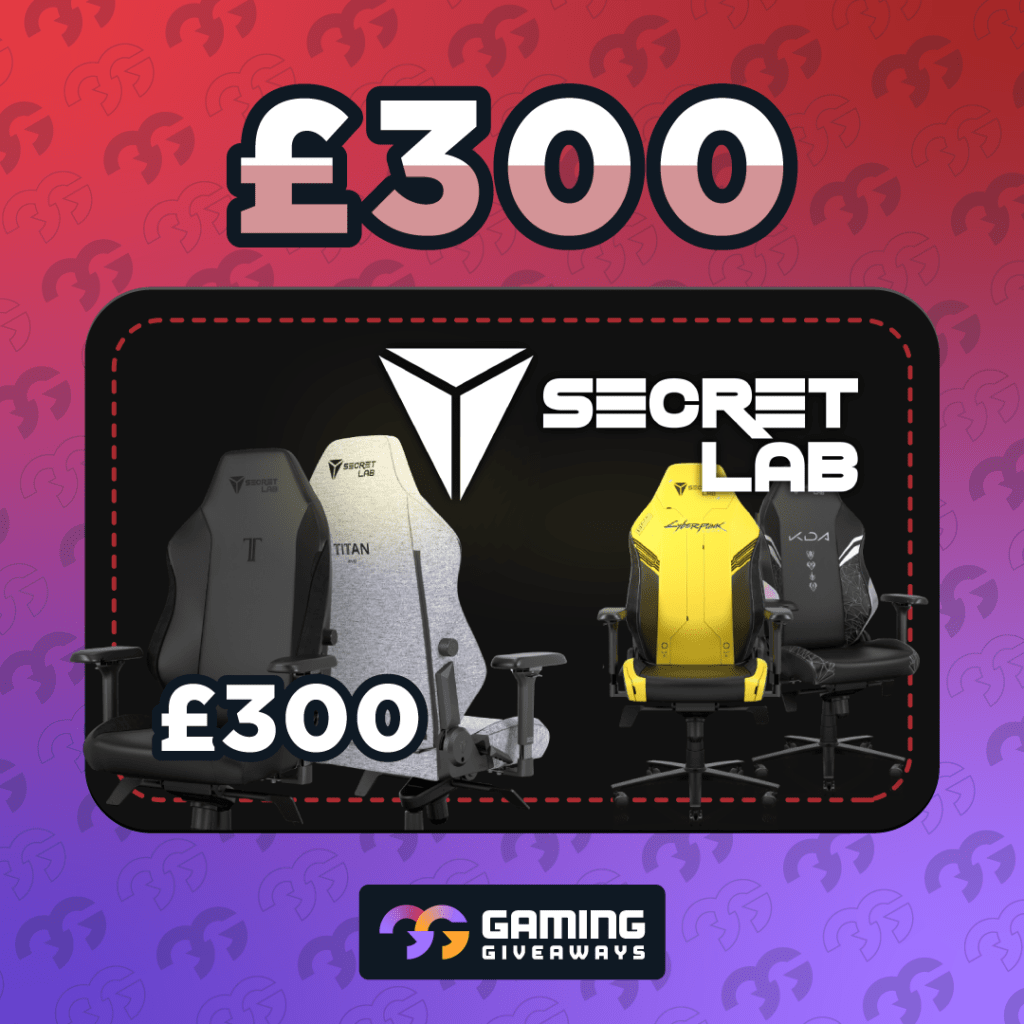 SecretLab £300 Gift Card #4