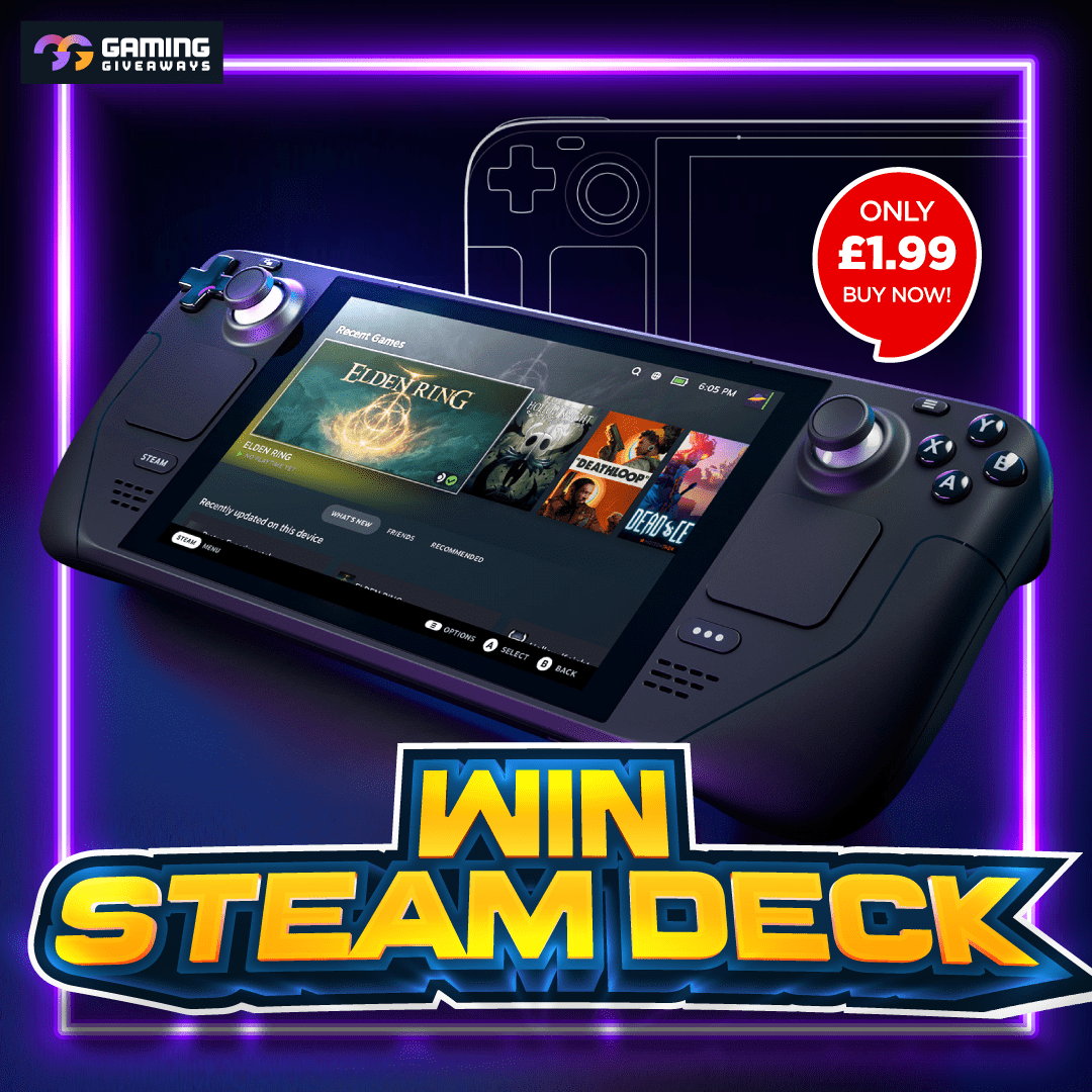 STEAM Deck 512GB 2 Gaming Giveaways