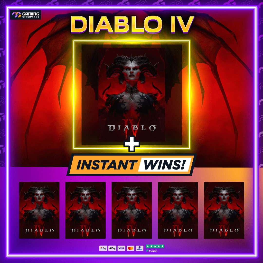 Diablo IV + 5 instant Wins - Gaming Giveaways