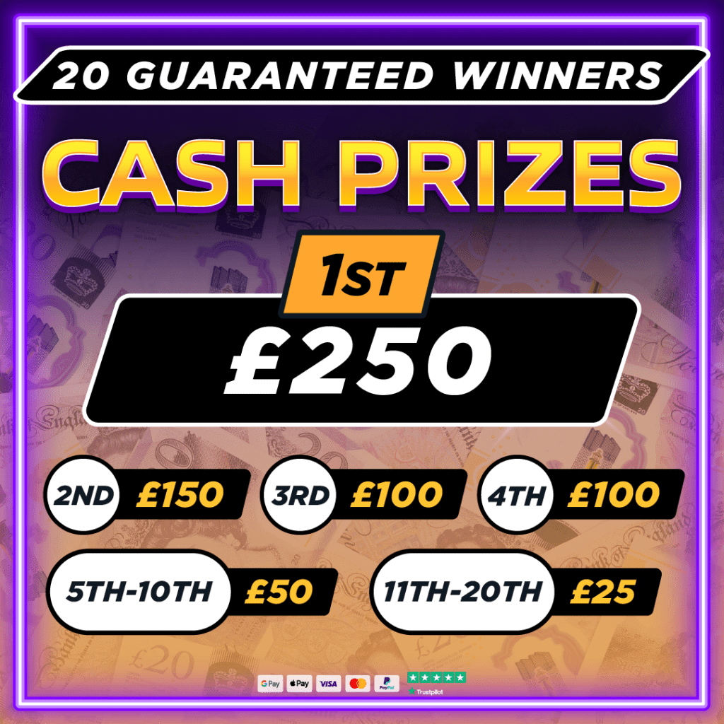 20 Winners: Cash Prizes #1