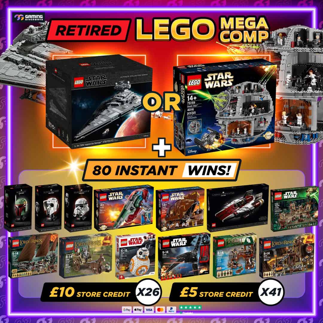 Lego Comp Retired LEGO Comp + 80 instant wins #2 - Gaming Giveaways