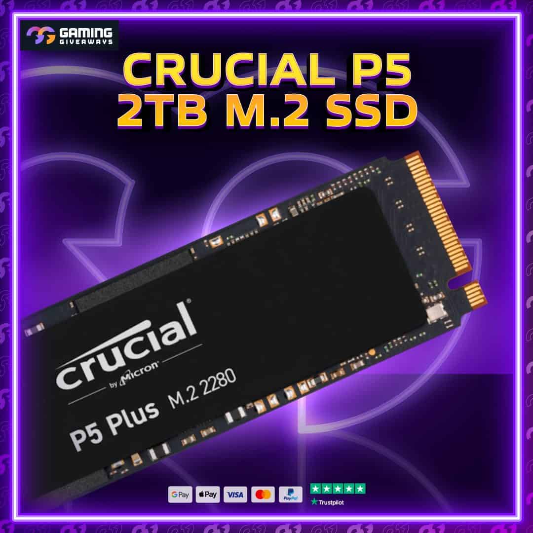 Crucial P5 Plus 2TB SSD #1 - Gaming Giveaways