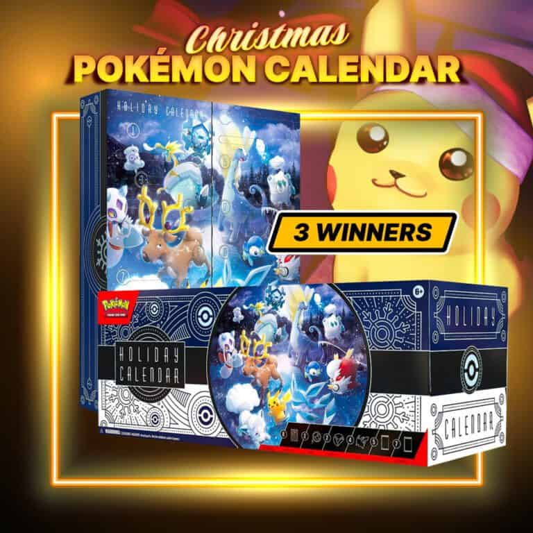 3 Winners Christmas Pokémon Holiday Calendar 1 Gaming Giveaways