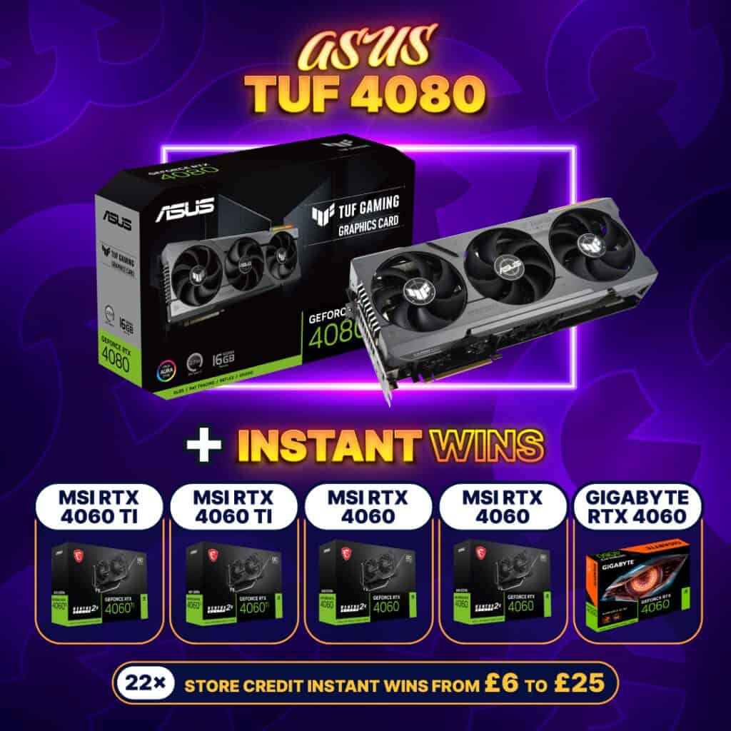 *AUTO DRAW* MSI GeForce RTX 4080 SUPER GPU+ 27 INSTANT WINS #11