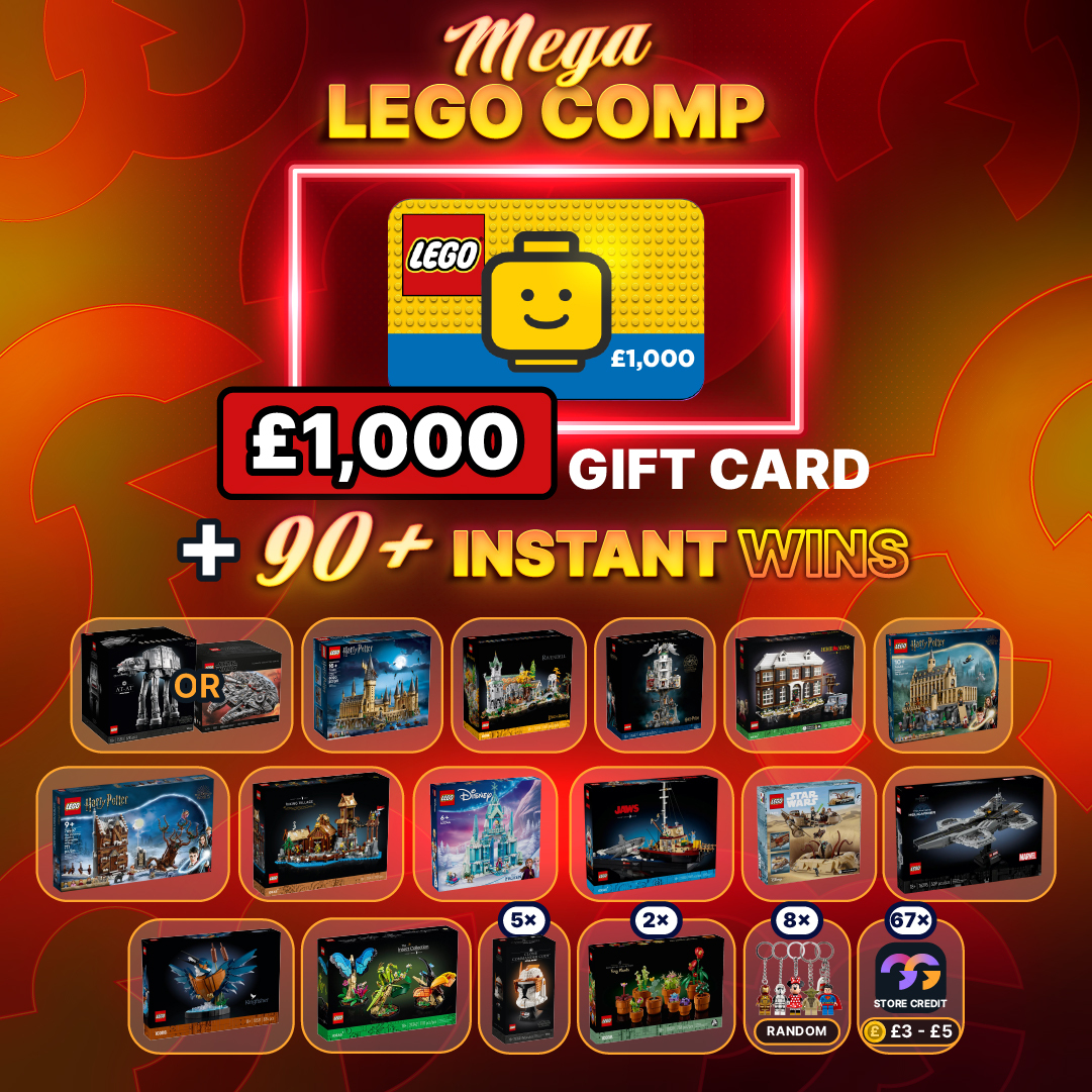 *AUTO DRAW* £1000 LEGO Voucher + 90+ Instant Wins #4 - Gaming Giveaways