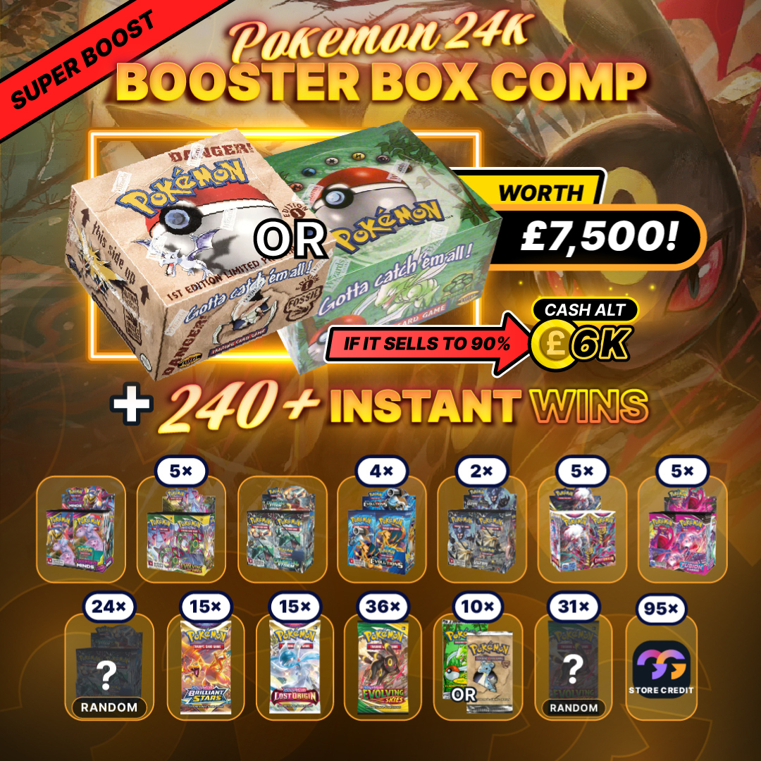 Draw Booster *AUTO DRAW* Pokémon £24k Booster Box Competition #1 - BOOSTED COMP ...