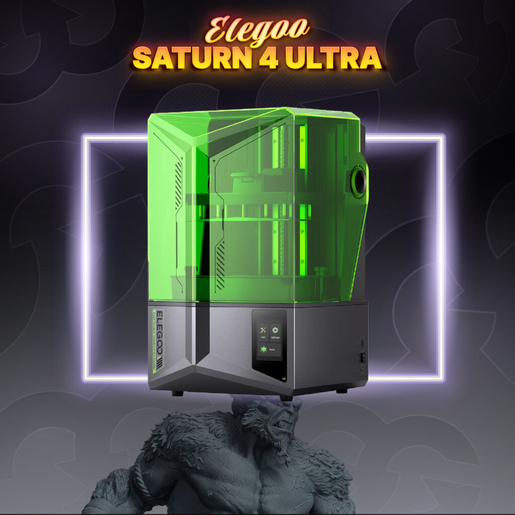 *AUTO DRAW* Elegoo Saturn 4 3D Printer #1
