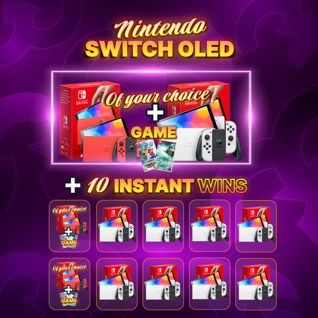 *AUTO DRAW* Nintendo Switch Special Edition OLED & Game + 10 Instant Wins #2