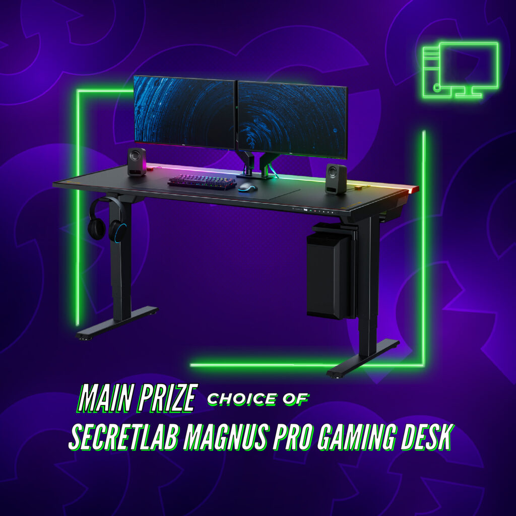 *REDUCED ODDS* Choice of Secretlab Magnus Pro Gaming Desk #6