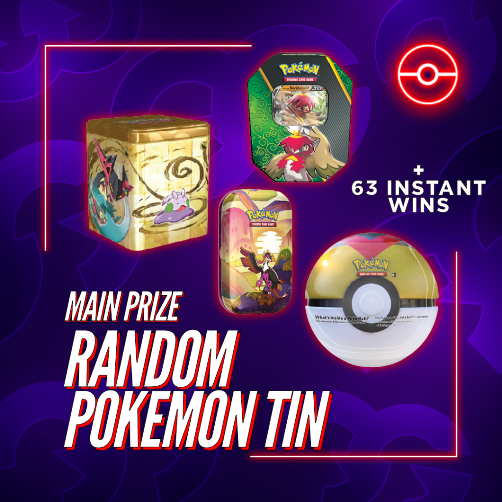 Random Pokémon Tin + Instant Wins #1