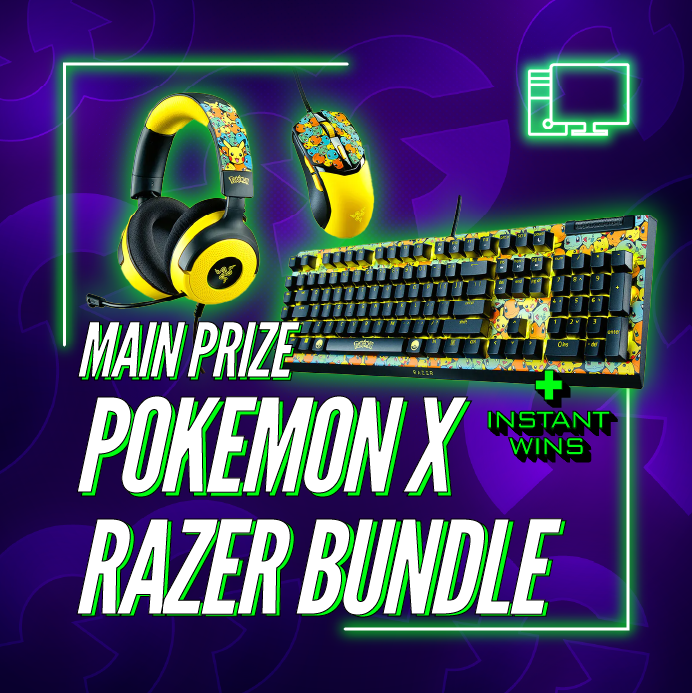 Razer x Pokémon Bundle + Instant Wins #2 - Gaming Giveaways