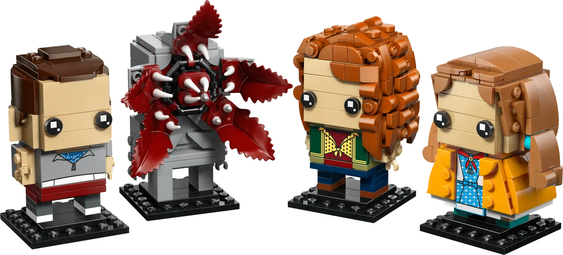 LEGO Stranger Things BrickHeadz Eleven & Max & Demogorgon and Holly Figures (40879)