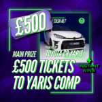 £20 Ticket Bundle For Toyota Yaris Comp