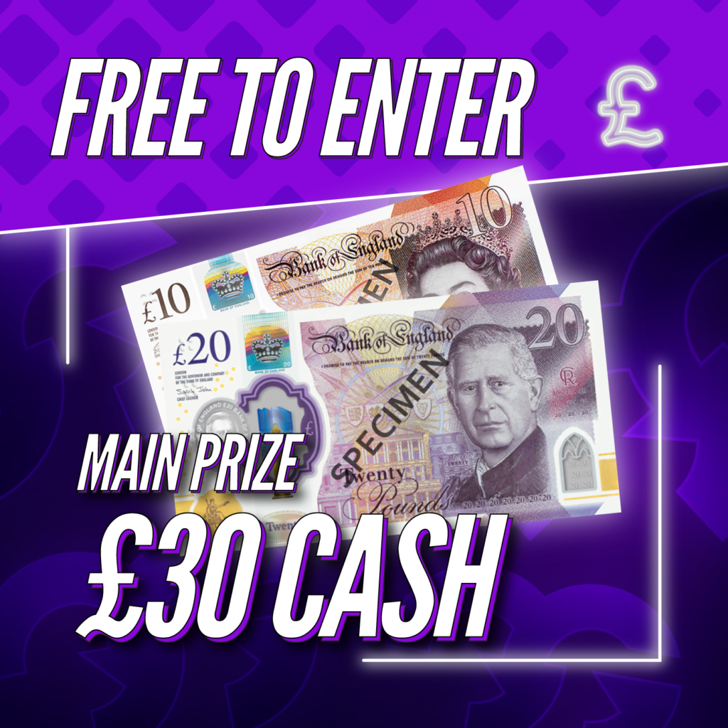 *DAILY FREE COMP* £30 Cash
