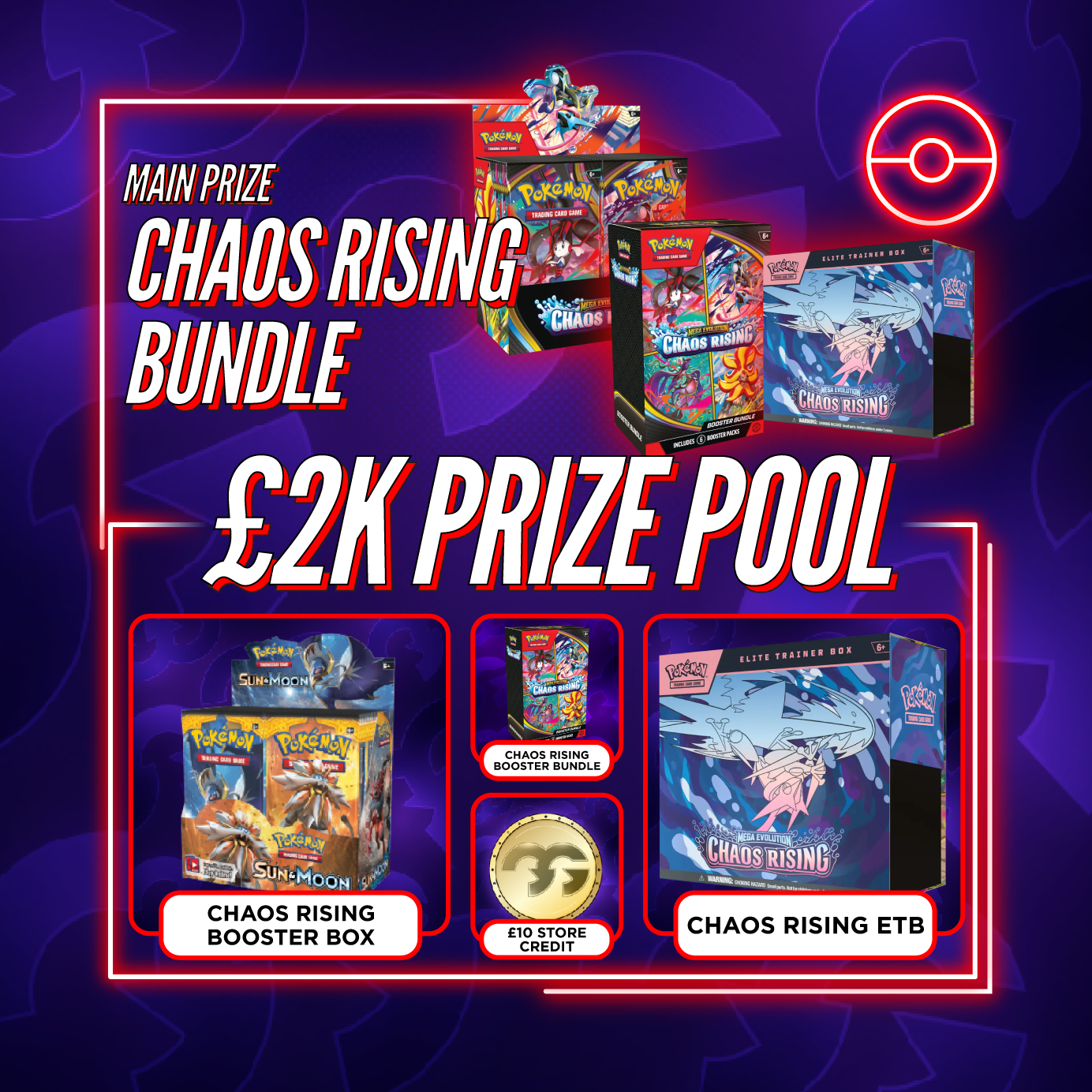 Chaos Rising Pokémon Bundle + Instant Wins #3