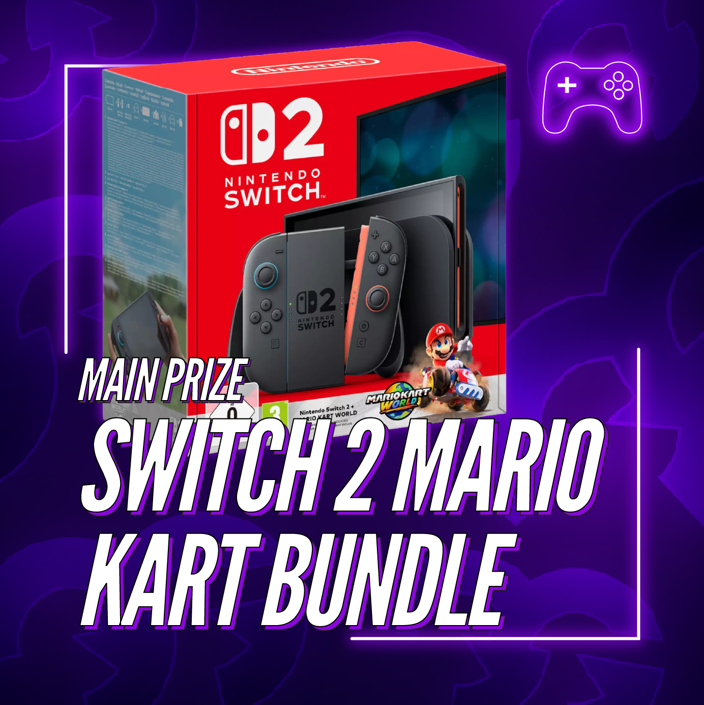 *LOW ODDS* Nintendo Switch 2 Mario Kart Bundle #8