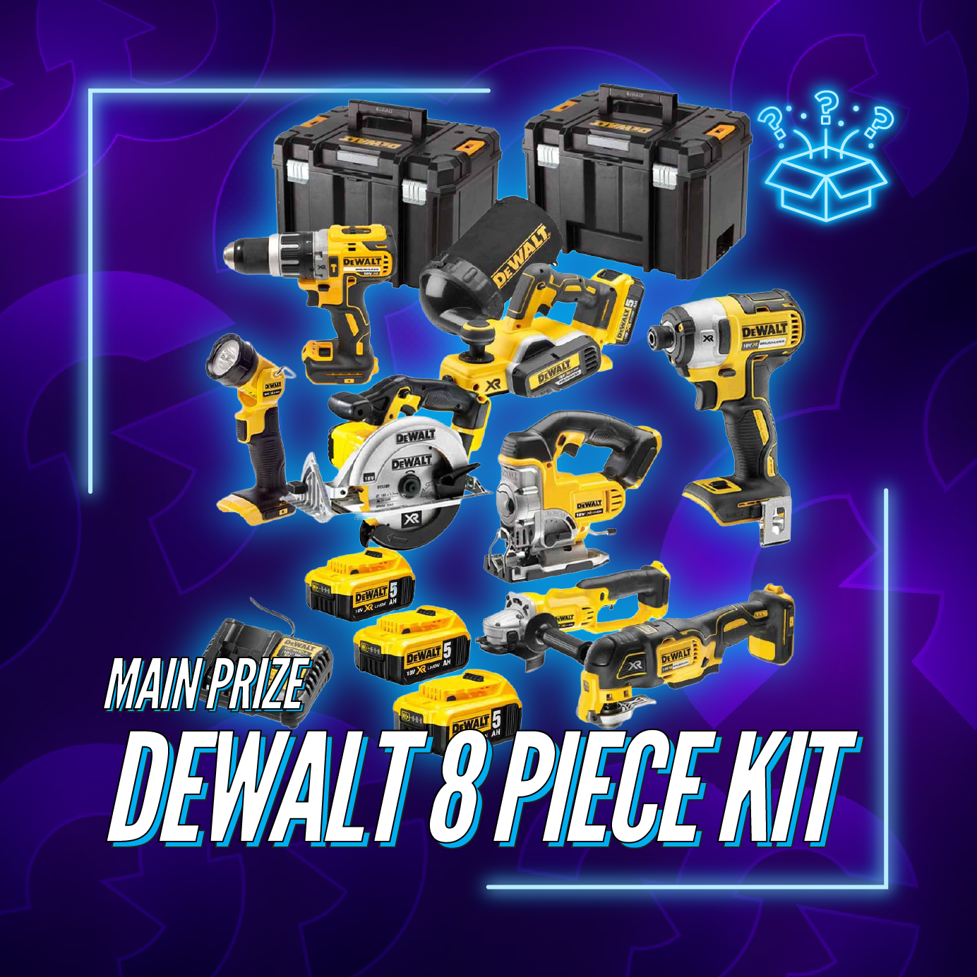 DeWalt TDKIT8 XR 18V 8 Piece Kit #2