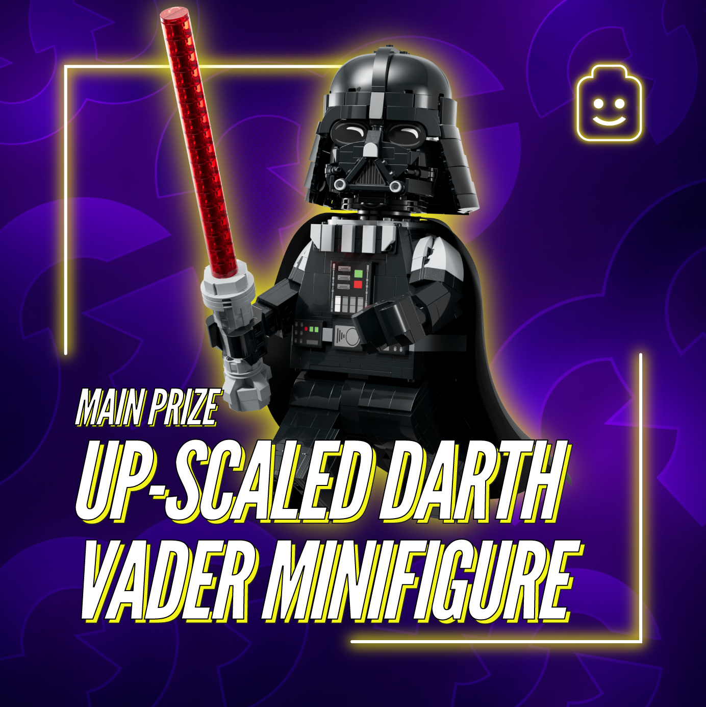 Up-Scaled Darth Vader Minifigure #3
