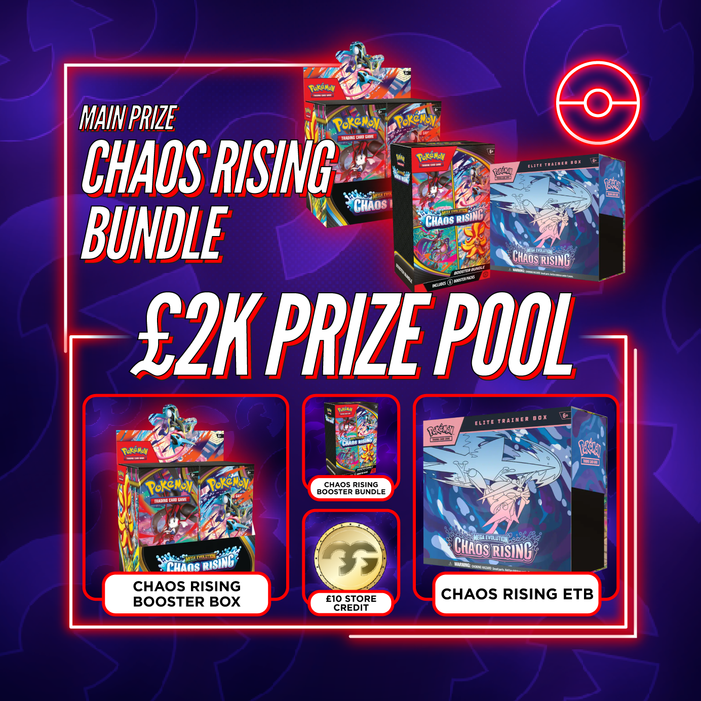 Chaos Rising Pokémon Bundle + Instant Wins #5