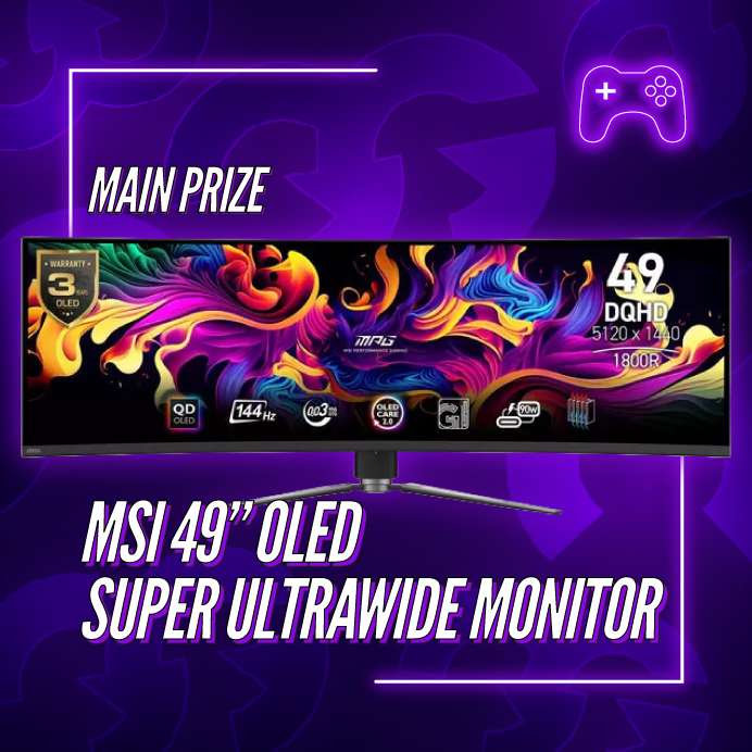 *LOW ODDS* MSI 49″ OLED Super Ultrawide Monitor #1