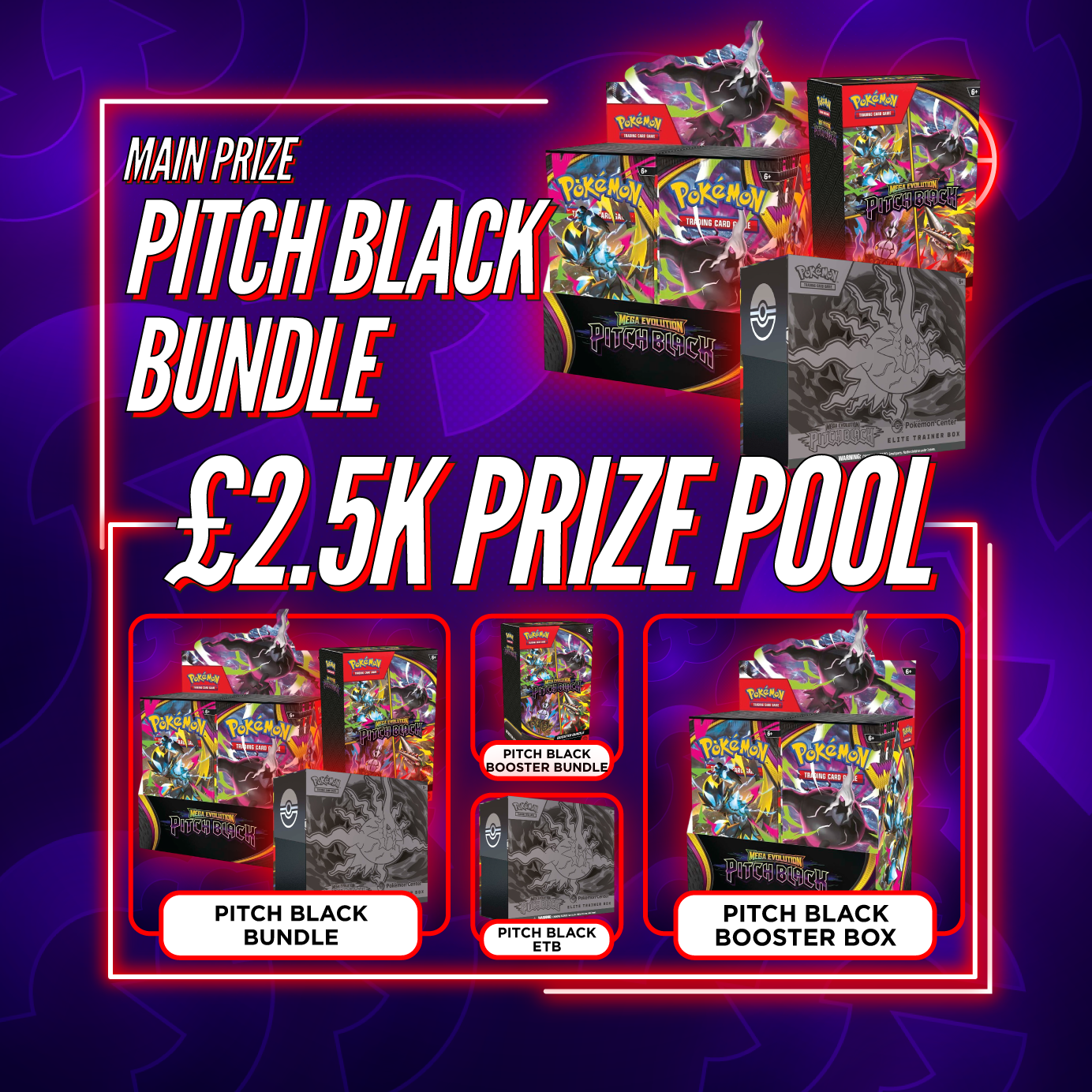 Pitch Black Pokémon Bundle + Instant Wins #3